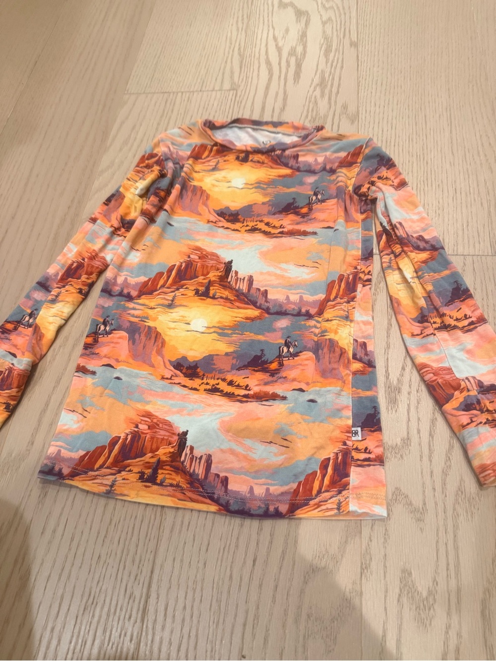 Bums and Roses Saddle Up Sunset Long sleeve